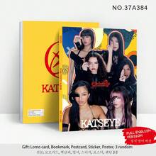 80頁禮品雜誌藝術書 Katseye 專輯 Beautiful Chaos K-POP 明星周邊收藏書，附迷你卡、貼紙、明星相簿 - A - 查看 10