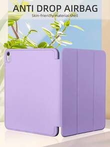 1件紫色保護殼，附筆槽與背帶，霧面 TPU 軟殼，相容 iPad Mini 4/5/6/Mini 7/9.7/10.2/10.5/Air 4/Air 5/10th/10.9/Pro 11"/Air 11(M2)/Air 13(M2)/Pro 11(M4)/Pro 11(M4) 2024 12.9"/Air 13(M3 2025)/Air 11-Inch(M3) 2025/(A16) 11-Inch 11th Generation 2025，三折可調支架，親膚布料，蜂巢散熱內殼，內建筆槽，不含筆，左側筆槽無法直接充電 - 紫羅蘭 - 查看 2