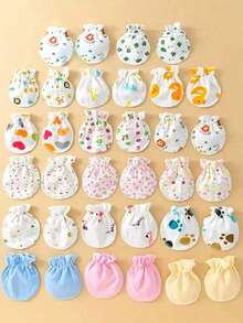 6 Pairs Kids Assorted Pattern Mittens, 20 Styles Randomly Shipped - Multicolor - View 8