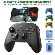 Controlador de juego inalámbrico Bluetooth VILCORN G6, compatible con smartphones iOS/Android, PC/SWITCH, joystick con efecto Hall, 400mAh - Ver 3
