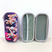 KPop Demon Hunters 1件裝可愛動漫卡通鉛筆盒收納袋，簡約時尚設計，多功能工具收納，適合返校季、居家與旅行收納，大容量設計，可替換收納袋，輕巧便攜，適合送給朋友與粉絲的小禮物 - 彩色 - 查看 15