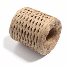 200m/捲 4mm 彩色拉菲亞紙繩，適用於DIY手工、禮品包裝、草帽編織與花束裝飾，派對與節日裝飾配件，手工製作與送禮，適合週年/聖誕節/復活節/生日/新年/情人節/開學派對/畢業派對及各種派對聚會 - 多色 - 查看 10