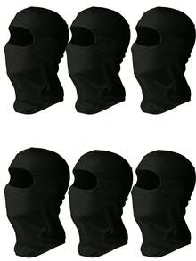 1/2/3/4/5/6pcs Racing Balaclava Face Mask, Summer Cool Neck Scarf, Stretchable Compatible With Helmet, Breathable Motorcycle Face Mask, Suitable For Riders And Off-Road Motorcycles - Multicolor - View 7