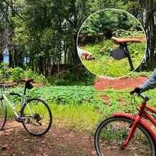 1pc Black Bicycle Tow Rope, Beginner-Friendly Retractable Home Traction System, Convenient Handle Installation, Bicycle Accessory, Suitable For Adult Outdoor Cycling Adventure, Family Weekend Riding, Mountain Bike City Bike Universal Home Cycling Towing Accessory, Outdoor Retractable Wear-Resistant Nylon Towing Tool, Ideal Choice For Cycling Enthusiasts - Multicolor - View 5