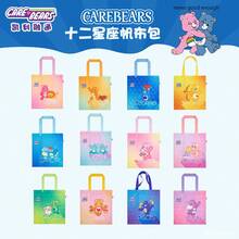 Care Bears 12 Zodiac Signs Canvas Tote Bag, Large Capacity Shoulder Bag, Printed Reusable Shopping Bag, Casual Handbag, Daily Gift - Multicolor - View 4