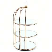 3 Tier Cage Rack Birdcage Shape Vanity Dresser Organizer Tray Wedding Cake Stand For Party Dessert Fruits Display Stand - Default - View 9