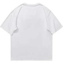 T-Shirt Streetwear Aesthetic Graphic Eyes Relaxed Tee Shirt Women Unisex - 143 Beige White - View 8