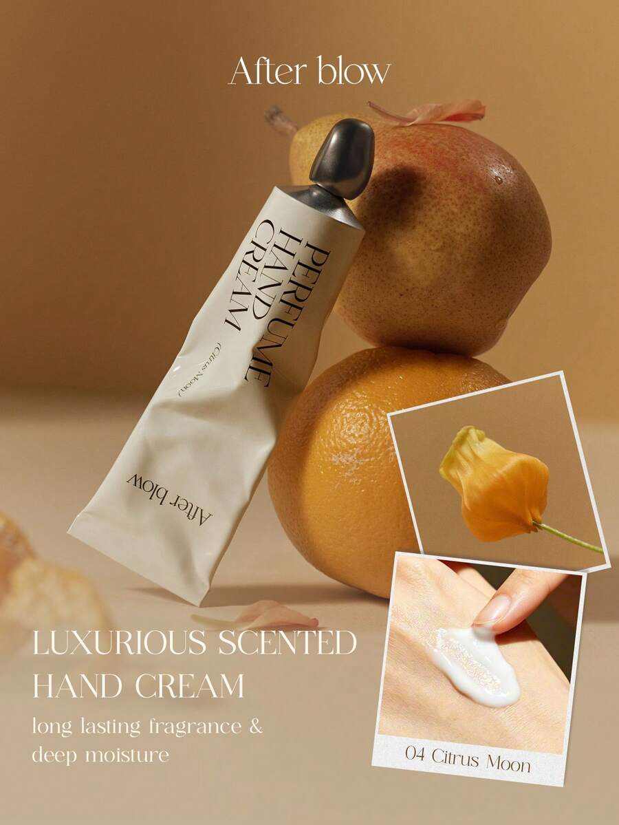 After Blow 1 Peça Creme de Mãos K-Beauty Perfumado, Iluminador e Hidratante Profundo, Adequado para Mãos Secas e Rachadas, Aroma Duradouro, Presente de Natal e Creme Hidratante para Autocuidado (50ml)