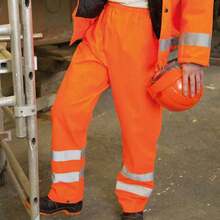 Result Mens Hi-Vis Trousers - Hi Vis Orange - View 2