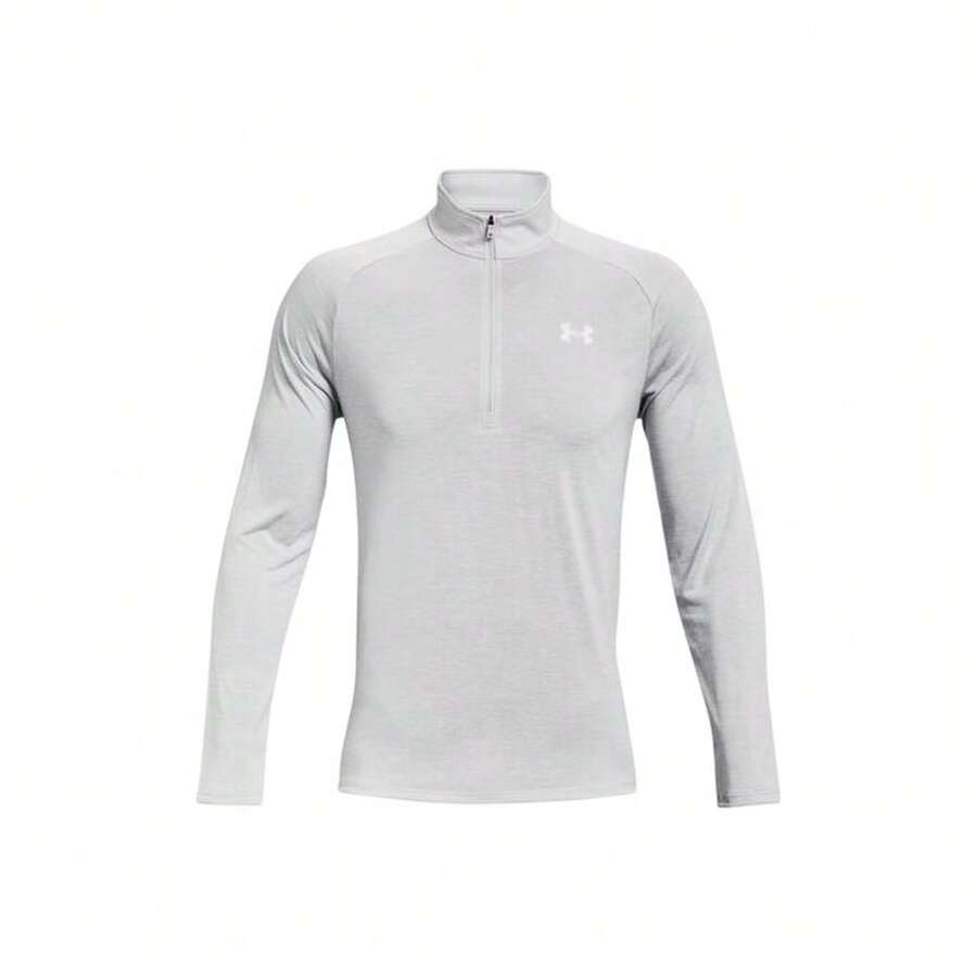 Under Armour Mens 2.0 Half Zip Technical Top - Halo Grey - View 1