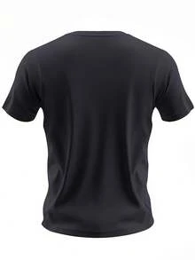 Men's Plus Size  Wrinkle T Shirt - Thanksgiving And Easter Themed Casual Crew Neck Shirt,Suitable For All Seasons,Machine Washable,Thanksgiving - 白色 - 查看 11