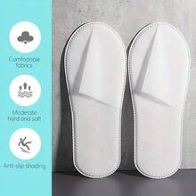 Disposable Slippers 5/10/20 Pairs Closed-Toe Bathroom Slippers Suitable For Home, Guests, Hotel Wear, Affordable Price SP - A - View 4