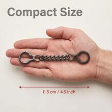 Double Spring Clasp Key Chain Extender, Metal Keychain Extension For Keys Bag Charms Men's Keychain - Multicolor - View 3