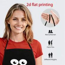1 pieza Delantal con imagen de pingüino lindo 2D plano impreso, duradero y fácil de limpiar, cintura ajustable, 23.6 pulgadas*31.4 pulgadas/20.4 pulgadas*28.3 pulgadas Dos tamaños disponibles, solo tamaño del producto, material de poliéster, delantal de cocina unisex, perfecto para hornear en casa, cocina, jardín, salón de belleza, gran opción de regalo para padres - Multicolor - Ver 9