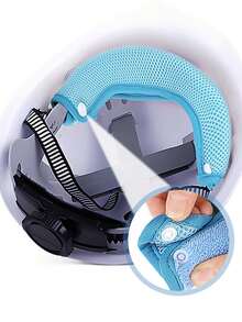 Construction Hat Sweat Pad, Hat Sweat Liner, Helmet Sweat Band, Construction Helmet Forehead Friction Protection, Reusable, Washable, Protective Accessory, Sweat-Absorbing And Breathable, Suitable For Construction, Moving, Outdoor Work And Daily Use, Gift For Spouse, Father, Employees - Multicolor - View 9