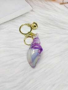 1pc Cartoon Cute Acrylic Seashell Keychain - Seashell Keychain - View 6
