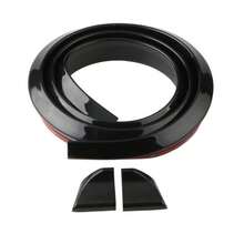 Universal Car Rear Spoiler 150cm Carbon Fiber Texture Rear Lip Kit 4.9ft Modified Tail Wing No-Drill Non-Destructive Installation - B - View 7