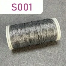 Sanbest Benang Renda Metalik Kelas Atas Terbaru 2026 100m 150D 3 Lapis 0,25mm untuk DIY Anting, Gelang, Kalung, Perhiasan, dan Kerajinan Rajut. Benang Renda Crochet Kuat, Benang Buatan Tangan Emas dan Perak. - 150D/3 - View 15