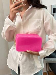 FOREVER MIYIN Minimalist Scented Jelly Cosmetic Bag For Women,Large Capacity Durable Waterproof Toiletry Bag Cosmetic Organizer, Zipper Design,Travel Essential - Multicolor - View 16