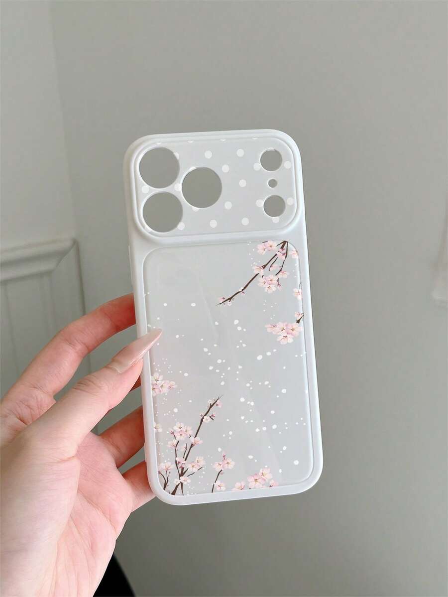 1件 白色 Instant Change 17PROMAX 大窗防摔 TPU 軟手機殼 UV 印花櫻花圖案,適用於 iPhone 11/11 Pro Max/12/12 Pro/12 Pro Max/13/13 Pro/13 Pro Max/14/14 Pro/14 Pro Max/14 Plus/15/15 Pro/15 Pro Max/15 Plus/16/16 Pro/16 Pro Max/16 Plus/17/17 Pro/17 Pro Max - 彩色 - 查看 1