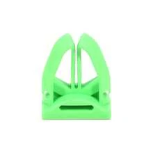 Soporte de caña de pescar de silicona con clip de liberación rápida y cuerda, estante de almacenamiento de cañas de pescar, adecuado para kayak y accesorios de pesca en puente - A - Ver 7
