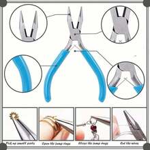 1/3 Pcs Jewelry Making Pliers Set - Needle Nose Pliers, Chain Nose Pliers, Round Nose Pliers And Wire Cutters - Perfect For Jewelry Repair, Wire Wrapping - Pliers - View 3
