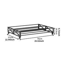 Multi-Scenario Applicable Pull-Out Shoe Rack, Universal For Under Bed And Sofa, With Wheels Space-Saving, Home And Dormitory Shoe Storage Rack - Black - View 10