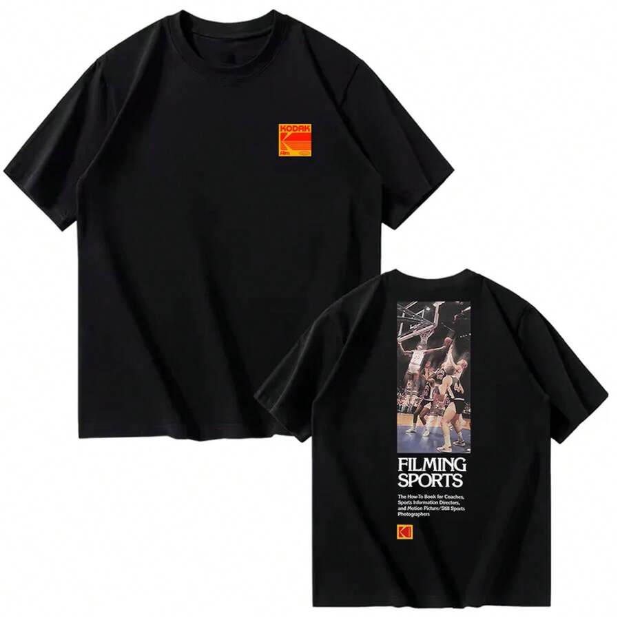 T-shirt à manches courtes pour hommes 100% coton de haute qualité, style Y2K, marque de luxe best-seller été 2026 - 2 - Voir 1