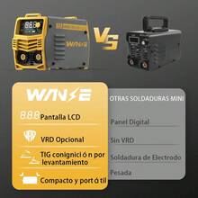 WANSE 2-In-1 Portable MMA/TIG Inverter Welder 155A - US A Type Plug(110-127V) - View 3