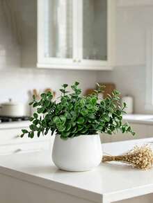 1 buah Tanaman Ivy Hijau Simulasi, Tanaman Hijau, Bunga Plastik, Bunga Palsu, Set Bunga Simulasi, Dekorasi Bonsai, Ruang Tamu, Rangkaian Bunga, Tanaman Pot - Hijau - View 11