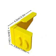 2 buah/Set Blok Sudut Garis Dinding/Jangkar Garis (Desain Cetak 3D), Klip Garis Dinding Plastik Kuning, Klip Garis Penentu Posisi Dinding, Blok Garis Konstruksi, Alat Pemasangan Batu Bata, Cocok Untuk Konstruksi Pondasi Dinding Dalam dan Luar Ruangan, Dapat Digunakan Kembali – Penting Untuk Profesional dan Penggemar DIY - Jangkar tali - View 4