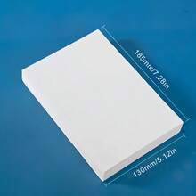 50/100 Sheets/Book Thick Pulp Beige Eye-Protection Draft Paper, Tear-Resistant, Ink-Resistant, Smooth Writing, Multi-Purpose: Draft Writing, Sketching, Painting, Solid Color Art Creation, Math Calculation, Suitable For Elementary School To Graduate Students - blank - View 7
