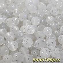 50/100顆 8/10mm 金色/銀色/透明色 壓克力磨砂五角星珠，DIY珠寶手工製作手鍊、項鍊、手機鍊用 - 彩色 - 查看 10