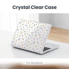 2 Pieces Clear Full Coverage Hard PC Protective Case Compatible For MacBook/Matebook, Crystal Transparent Anti-Scratch Anti-Bump Slim Laptop Shell Compatible With 13 Neo/13.3 Air/13.3 Pro/13.6Air/14.2 Pro/15Air/16.2Pro/D16/14 Ultra - View 2
