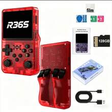 R36S Retro Handheld Game Console - 128GB Portable Gaming Device with a 3.5-inch HD Screen. This convenient, "pick up and play" gadget is easy to carry and available in three colors, making it the perfect Christmas gift for gaming enthusiasts - Übersicht 13