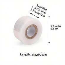 Fruit Tree Grafting Tape: Floral Tape, Grafting Tools, Plant Tape, Nursery Tape, PE Stretch Self-Adhesive Film, Transparent Floral Packaging; Width: 1.2 Inches, 1.57 Inches And 2 Inches; Length: 218 Yards - S - View 7