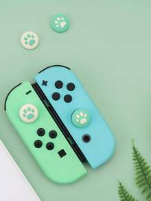 GeekShare 4pcs Cat Claw Design Button Cover Compatible With Switch/Oled/Lite - Multicolor - View 4