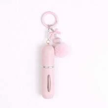 5ML Refillable Perfume Bottle Keychain, Anti-Static Plush Travel Spray Bottle, Cute Bag Charm Pendant, Leak-Proof Mini Cosmetic Container For Women, Travel Bottle Set, Porta Perfume, Spray Bottles - View 8