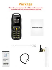 SERVO B25 Mini Phone, Dual SIM Standby, Bluetooth Dialing, Music Sync, Blacklist, 0.66-Inch Screen, Suitable For Sports, Button-Style Backup Small Phone - Red - View 12