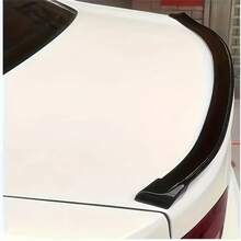 Universal Car Rear Spoiler 150cm Carbon Fiber Texture Rear Lip Kit 4.9ft Modified Tail Wing No-Drill Non-Destructive Installation - B - View 4