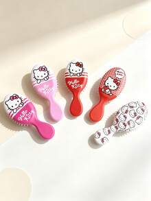 SANRIO 1pc Mini Air Cushion Cartoon Printed Comb, Cute Printed Comb, Suitable For Any Hair Type, Portable And Compact Air Cushion Comb For Travel - Multicolor - View 11