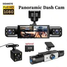 SIDAKEYE Cámara Dual para Automóvil DVR 1080P, Cámara Frontal 1080P y Cámara Trasera 480P, con Visión Nocturna Infrarroja, Accesorios para Automóvil | Cámara DVR para Automóvil | Grabadora para Automóvil | Monitoreo de Estacionamiento, con Visión Nocturna Infrarroja Incorporada, Grabación en Bucle - A - Ver 11