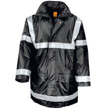 Result Mens Work-Guard Workwear Management Coat - Black - View 1