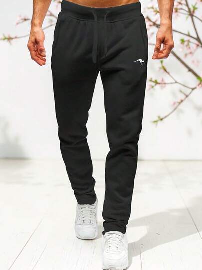 Casual Jogger Pants, Sporty Slim Fit, With Side Pockets - Hot Trending BH