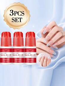 COLOURSMILE Super Strong Quick Dry Nail Glue Gel, No UV Lamp Required, Waterproof & Long Lasting, Suitable For Nail Tips, Acrylic Fake Nails, Nail Repair And Daily Manicure - 5ml - View 2