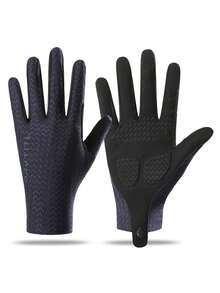 1 Pair Full Finger Cooling Anti-Slip New Outdoor Cycling Gloves - Multicolor - View 14