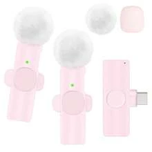 無線領夾式麥克風 專業錄音無線麥克風 適用於 iPhone、 15、Android，2 入裝領夾式麥克風，適合錄製訪談、影片、播客，輕巧便攜，適用於 PC、iOS、Android 無線麥克風 (50mAh) - QJH-K11 - 查看 24