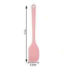4pcs/1pc Cream Scraper Silicone Material Mayonnaise Small Scraper, Butter Scraper Baking Tool, Silicone Scraper, Heat-Resistant Non-Stick Small Scraper, Easy To Clean, Suitable For Home, Restaurant, Dessert Shop, Kitchen Baking Tool Set - Multicolor - View 12