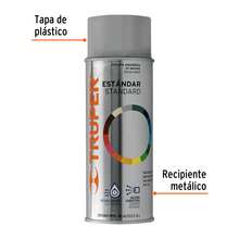 KIT 2 PC-Spray Paint, Light Gray, Traditional Can, 400 Ml - Light Grey - View 1