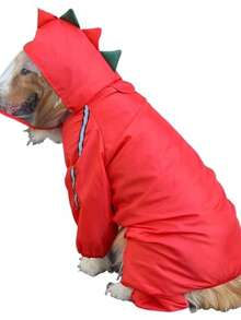 Cat And Dog 4-Legged Raincoat, Outdoor Waterproof Supplies, Large Dog Raincoat, Reflective Adjustable, Pet Hooded Raincoat, Puppy Continue, Luke Combs, Dachshund, Yes, Pet Supplies, Jumpsuit, Travel Supplies, T-Shirt, Hoodie, One Duck - View 6